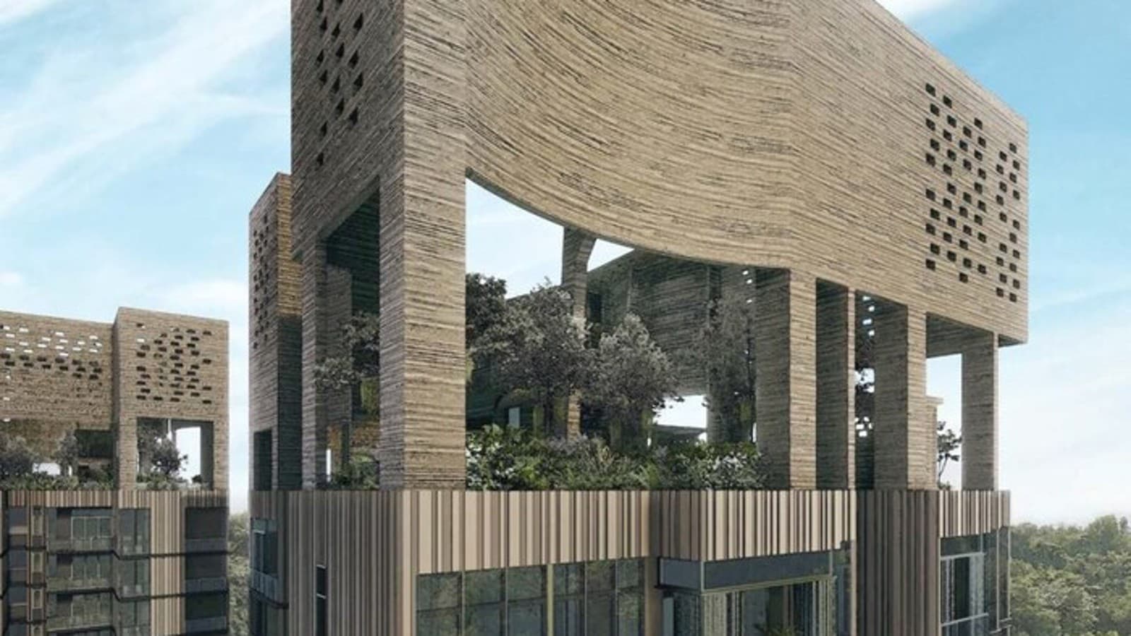 "Tajné zahrady" na střechách dvou obytných věží v zeleném areálu Martin Modern v Singapuru (© Darren Soh) "Tajné zahrady" na střechách dvou obytných věží v zeleném areálu Martin Modern v Singapuru (© Darren Soh)