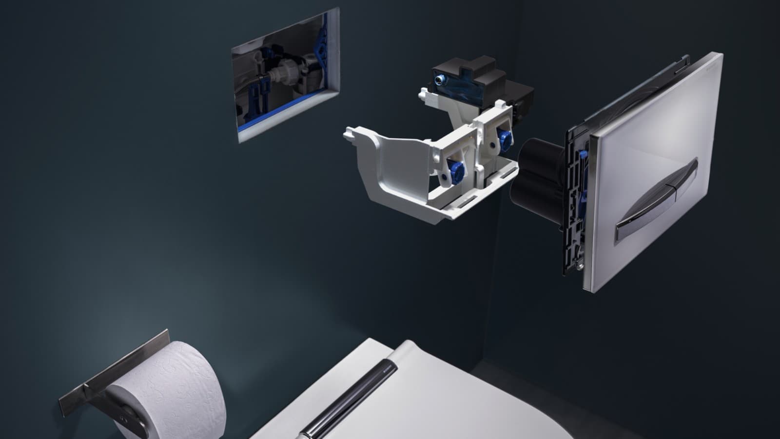 Hygienická splachovací jednotka Geberit HS05 (© Geberit) Hygienická splachovací jednotka Geberit HS05 (© Geberit)
