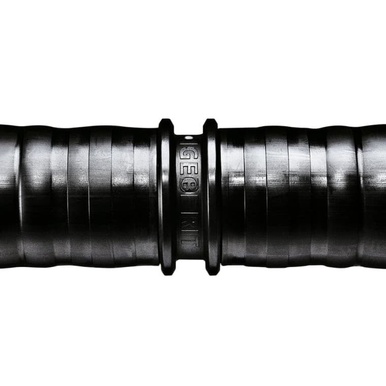 Trubka a armatura systému Geberit Mepla, zalisované. Místo, odkud není návratu. Trubka a armatura systému Geberit Mepla, zalisované. Místo, odkud není návratu.