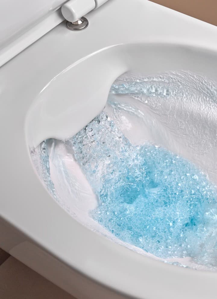 WC bez splachovacího okraje WC bez splachovacího okraje